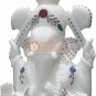 12" Marble Idol God Ganesha Figurine Multi Stone Pietradura Art Veterans Gifts
