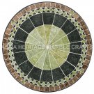 30" Marble Coffee Outdoor Cafe Table Top Mosaic Inlay Rare Art Home Decor H4679A