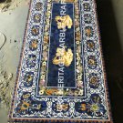 8'x4' Marble Dining Room Table Top Lapis Lazuli Pietra Random Inlay Design E947B 8'x4' Marble Dining Room Table Top Lapis Lazuli Pietra Random Inlay Design E947B