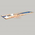 Handmade Dining Table Top Blue Resin river Handmade Live Edge Design Furniture Handmade Dining Table Top Blue Resin river Handmade Live Edge Design Furniture
