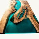River Table, Live Edge, Epoxy resin Table, live edge epoxy resin rustic Table
