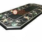 Marble Conference Dining Table Top Marquetry Inlay Floral Furniture Decor E1576