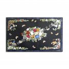 5'x3' Black Marble Dining Center Table Top Marquetry Inlay Decor Furniture E993A 5'x3' Black Marble Dining Center Table Top Marquetry Inlay Decor Furniture E993A