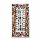 5'x3' Marble Dining Center Table Top Multi Inlay Gemstone Occasional Decor E956 5'x3' Marble Dining Center Table Top Multi Inlay Gemstone Occasional Decor E956