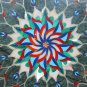 24" Filigree Green Marble Coffee Table Top Multi Floral Pietra Dura Inlay Decor