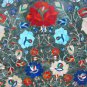 24" Filigree Green Marble Coffee Table Top Multi Floral Pietra Dura Inlay Decor
