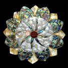 Random Art Marble Fruit Storage Bowl Mop Inlaid Mosaic Art Collectible Gifts Her