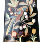 3'x2' Marble Black Dining Center Table Top Marquetry Inlay Furniture Decor E1282 3'x2' Marble Black Dining Center Table Top Marquetry Inlay Furniture Decor E1282