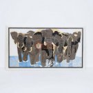 26"x15" White Marble Center Table Top Elephant Handmade Design Decor Gift Her