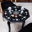 Antique Marble Top Corridor Table Mop Pietradura Floral Design Living Room Deco Antique Marble Top Corridor Table Mop Pietradura Floral Design Living Room Deco