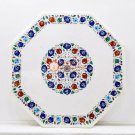 Marble Inlay Dining Table Top Carnelian Pietradura Gemstone Patio Art Home Decor