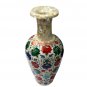 Marble Flower Organizer Vase Collectible Multi Stone Maruqtery Floral Art Decor