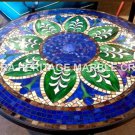 36" Mosaic Lapis Inlay Stone Round Marble Dining Table Top Furniture Decor H3460 36" Mosaic Lapis Inlay Stone Round Marble Dining Table Top Furniture Decor H3460