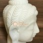 8" Marble White Buddha Head Statue Handmade Decorative New Year Eve Gift Decor