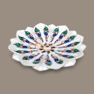 Marble Fruit Storage Bowl Lapis Inlay Marquetry Floral Design Kitchen Decor Arts Marble Fruit Storage Bowl Lapis Inlay Marquetry Floral Design Kitchen Decor Arts