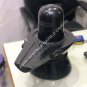 12" Black Marble Handmade Shiva Lingam Idol Worship Temple Home Religious E452