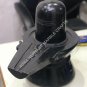 12" Black Marble Handmade Shiva Lingam Idol Worship Temple Home Religious E452