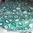 36" Round Marble Dining Table Top Malachite Inlay Random Arts Garden Decor H5013 36" Round Marble Dining Table Top Malachite Inlay Random Arts Garden Decor H5013