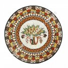 36" Mosaic Inlaid Marble Round Dining Top Center Table Scagliola Decor H4893A