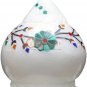 12" White Top Handmade Ganesha Sculpture Idol God Multi Color Veterans Gift Deco