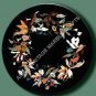 36" Marquetry Design Marble Hallway Unique Table Top Decor Living Room E471A