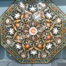 36" Octagon Marble Dining Restaurant Table Top Precious Inlay Decorative E348
