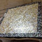30" Marble Coffee Hallway Table Top Mother of Pearl Inlay Stone Home Decor E1427