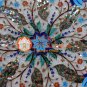 24" Marble Coffee Table Top Peacock Pauashell Multi Inlay Floral Design H038