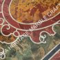 5'x3' White Marble Side Dining Table Top Beautiful Scagliola Inlay Decor H602B