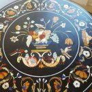 Marble Round Dining Table Top Pietrradura Inlay Housewarming Gift For Her E1678 Marble Round Dining Table Top Pietrradura Inlay Housewarming Gift For Her E1678