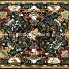 5'x4' Black Marble Dining Room Table Top Pietra Dura Inlay Furniture Decor H5097 5'x4' Black Marble Dining Room Table Top Pietra Dura Inlay Furniture Decor H5097