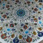 36" Multi Marble Marble Round Dining Hallway Table Top Decorative Garden E359