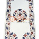 Exclusive Marble DIning Top Table Lapis Carnelian Inlay Restaurant Decor E130