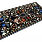 48"x24" Black Marble Table Coffee Top Handmade Inlay Room Hallway Decor