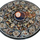 50" Pietra Dura Marble Restaurant Dining Table Top Hard Stone Inlay Decor E1581