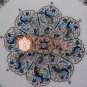 24" Round Marble Coffee Table Top Peacock Parrot Multi Inlay Floral Decor H037