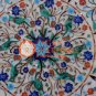 24" Round Marble Coffee Table Top Peacock Parrot Multi Inlay Floral Decor H037