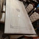 5'x3' Marble Breakfast Table Top Inlay Handmade Conference Center Decor E948A