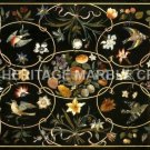 5'x3' Contemporary Marble Top Dining Table Inlay Bird Floral Work Decor H5098A