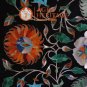 26" Black Marble Decorative Coffee Table Top Semi Precious Inlay Stone Art E1680