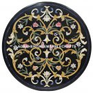 Marble Top Dining Table Semi Precious Inlaid Marquetry Work Mosaic Decor H1414