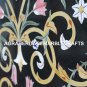 Marble Top Dining Table Semi Precious Inlaid Marquetry Work Mosaic Decor H1414