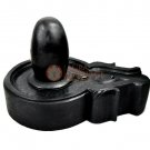 Marble Shivling Black Stone Handmade Art Hinduism Religious Home Decor E1368