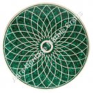 48"x48" Green Marble Dining Table Top Malachite Geometrical Design Decor Gift 48"x48" Green Marble Dining Table Top Malachite Geometrical Design Decor Gift