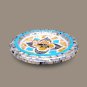 Marble Random Art Fruit Storage Bowl Turquoise & Mop Stone Art Dining Table Deco