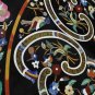 5'x5' Marble Round Dining Table Top Scagliola Inlay Design Occasional Decorative