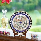 Random Art handmade Collectible Food Serving Plate Mop Inlaid Mosaic Art Decor Random Art handmade Collectible Food Serving Plate Mop Inlaid Mosaic Art Decor