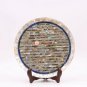 Round Shape Marble Table Top Hand Made Collectible Plate for Home Decor Gift Her