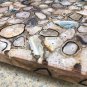 Marble Agate Dining Center Table Top Handmade Art Hallway Furniture Decor E1489