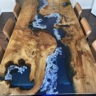 Resin Blue Ocean Center Conference Table Top Wooden Handmade Designer Interior Resin Blue Ocean Center Conference Table Top Wooden Handmade Designer Interior
